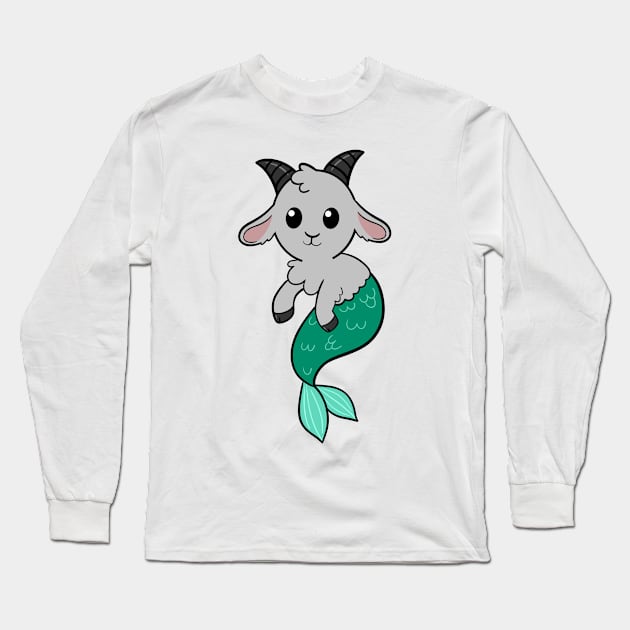 Baby Capricorn Long Sleeve T-Shirt by LittleGreenHat